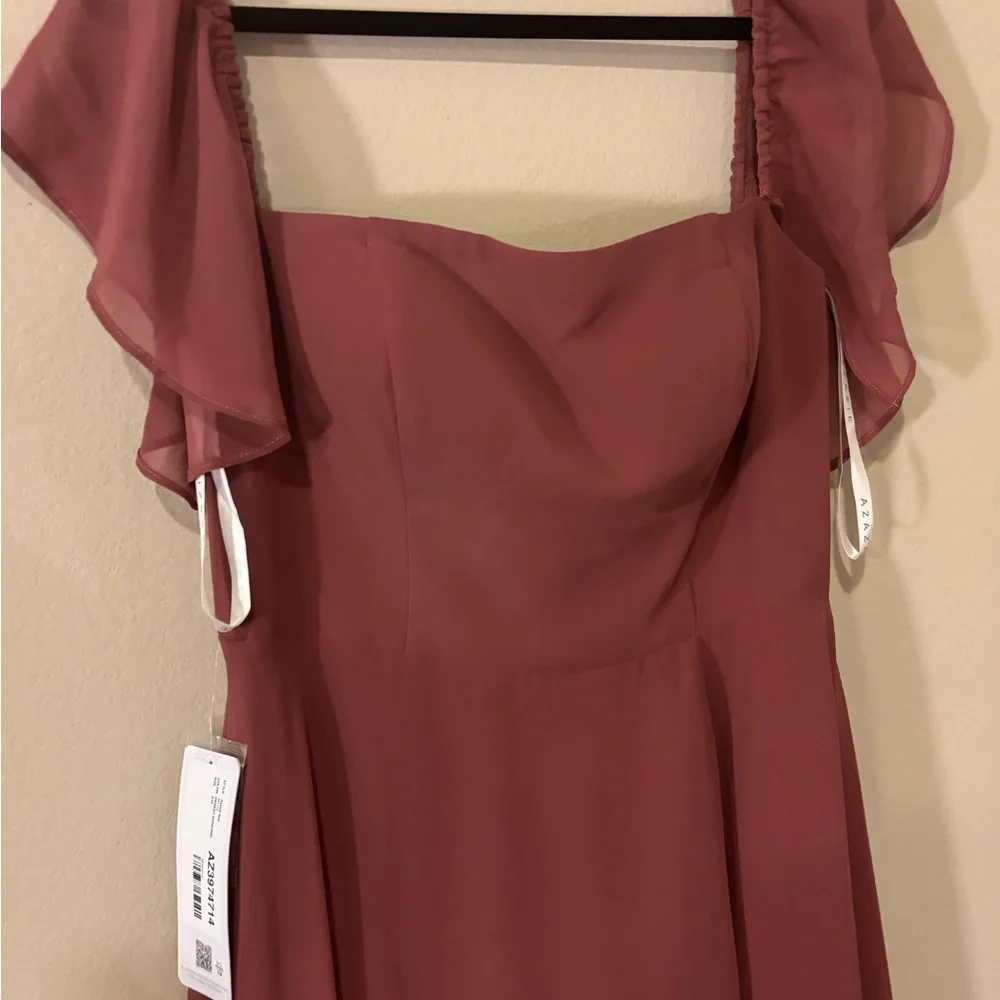 AZAZIE SUE
Desert Rose A-Line Off the Shoulder Chiffon Convertible Dress - Picture 8 of 13